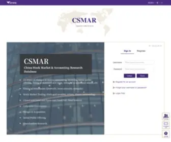 Gtadata.com(CSMAR) Screenshot