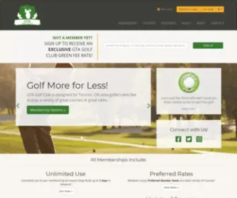 Gtagolfclub.ca(GTA Golf Club) Screenshot