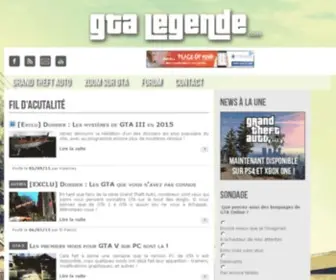 Gtalegende.com(Jeux-vidéo) Screenshot