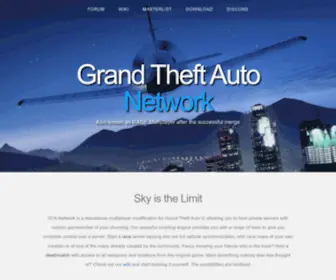 Gtanet.work(GTA Network Platform source codes) Screenshot