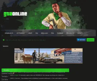 Gtaonline.pl(GTA GTAV PAWNO SAMP MAPY SKRYPTY CHEATS ROLE PLAY GTA5) Screenshot