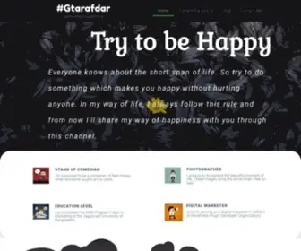 Gtarafdar.com(A WordPress Enthusiast Marketer) Screenshot