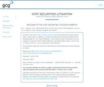 Gtatsecuritieslitigation.com(GTAT Securities Litigation) Screenshot