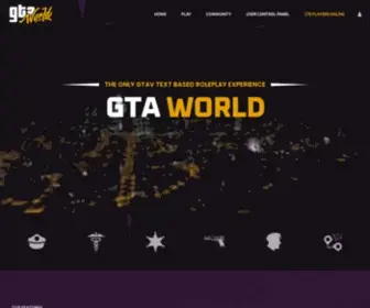 Gta.world(GTA World) Screenshot