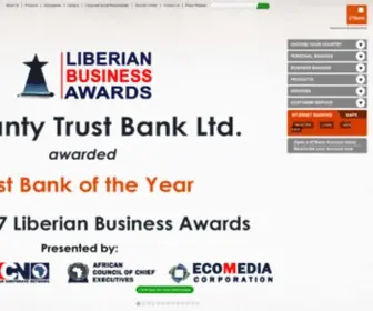 Gtbanklr.com(Guaranty Trust Bank (Liberia) Limited is a subsidiary of Guaranty Trust Bank plc (GTBank plc)) Screenshot