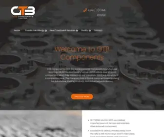 GTbcomponents.co.uk(GTB Components Ltd) Screenshot