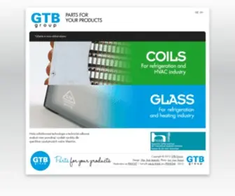 GTB.cz(GTB Glass manufactory) Screenshot
