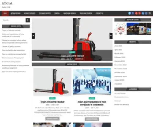 Gtcert.com(GT Cert) Screenshot