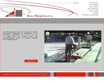 Gtconcept.ch(Genolet Toiture Concept) Screenshot