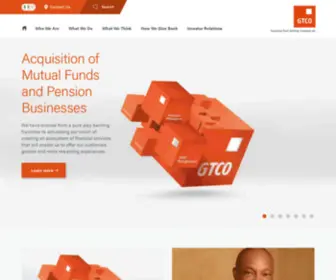 Gtcoplc.com(Guaranty Trust Holding) Screenshot