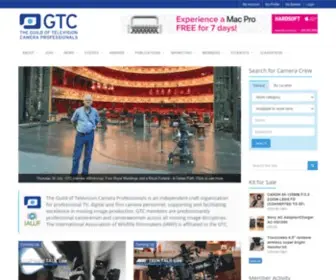 GTC.org.uk(The Guild of Television Camera Professionals (GTC)) Screenshot