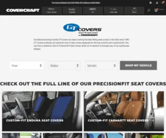 Gtcovers.com(Exact Fit Seat Covers) Screenshot