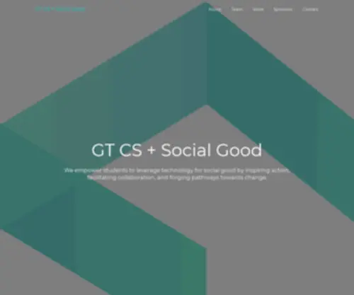 GTCssocialgood.com(GT CS) Screenshot