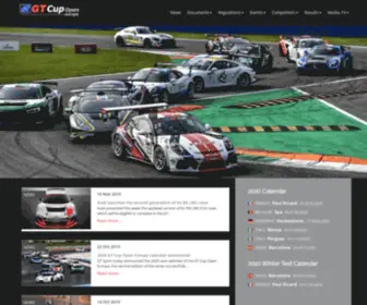 Gtcupopen.net(GT Cup Open European Championship) Screenshot