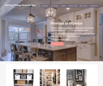 GTD4U.com(Organizing & Deculttering Solutions) Screenshot