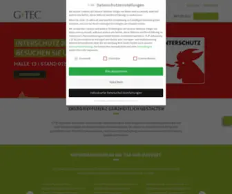 Gtec.de(G-TEC Ingenieure GmbH plant ganzheitliche Energieeffizienz für Geschäftsgebäude) Screenshot