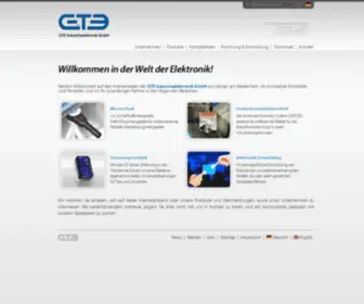 Gte.de(GTE Industrieelektronik GmbH) Screenshot