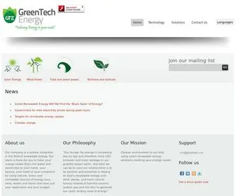 Gteplanet.com(GreenTech Energy) Screenshot