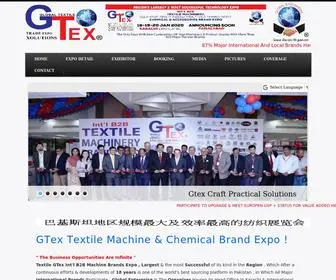 GtexGlobal.com(Textile Exhibition) Screenshot