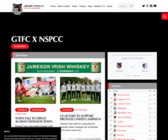 GTFC.co.uk(Grimsby Town Football Club) Screenshot