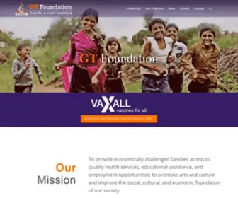 Gtfoundation.net(GT Foundation) Screenshot