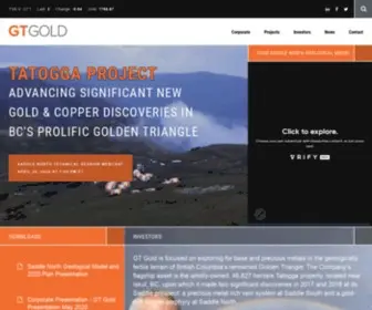 Gtgoldcorp.ca(GT Gold Corp) Screenshot