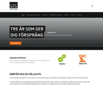 GTG.se(Göteborgsregionens Tekniska Gymnasium) Screenshot