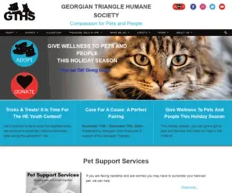 GTHS.ca(Georgian Triangle Humane Society) Screenshot