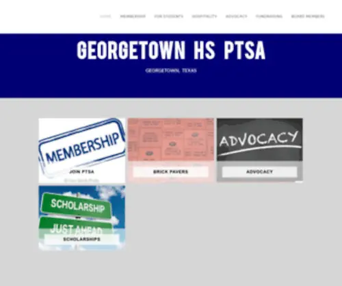 GTHSPtsa.org(Georgetown High School PTSA) Screenshot