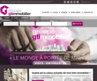 Gti-Immobilier.fr(Rhône) Screenshot