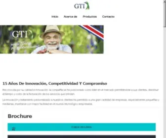 Gticr.com(GTI S.A) Screenshot