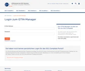 Gtin-Manager.de(Gtin Manager) Screenshot