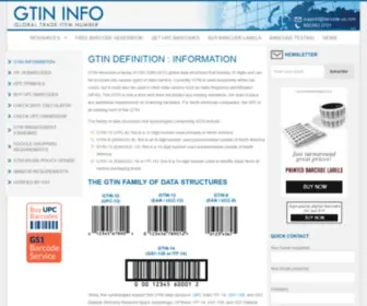 Gtin.info(GTIN DEFINITION) Screenshot