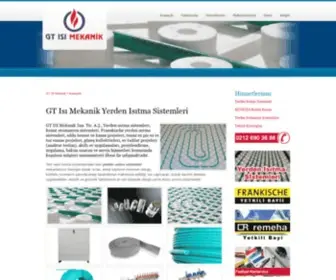 Gtisimekanik.com.tr(Yerden ısıtma sistemleri) Screenshot