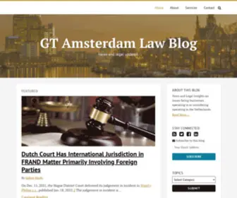 Gtlaw-Amsterdamlawblog.com(GT Amsterdam Law Blog) Screenshot