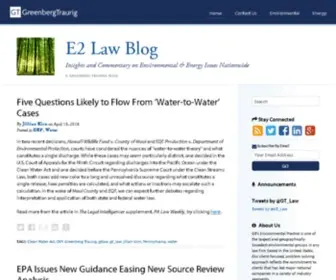 Gtlaw-Environmentalandenergy.com(Environmental & Energy Law Blog) Screenshot