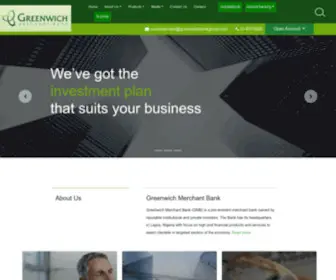 GTLgroup.com.ng(Greenwich Merchant Bank) Screenshot