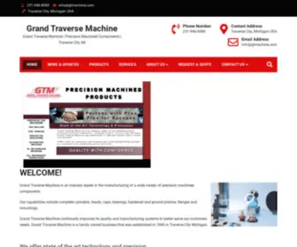 Gtmachine.com(Grand Traverse Machine) Screenshot