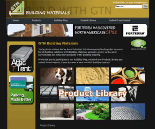 GTnbuildingmaterials.com(GTN Building Products and Materials) Screenshot