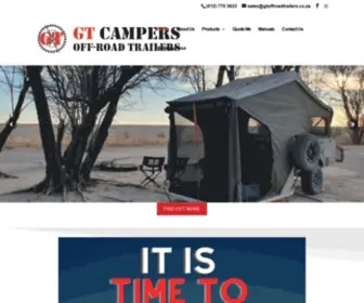 Gtoffroadtrailers.co.za(GT Campers) Screenshot