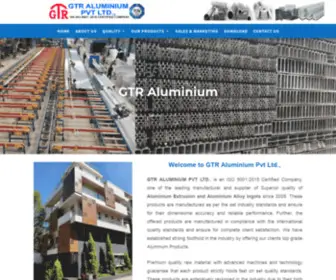 Gtraluminium.com(GTR Aluminium Pvt) Screenshot