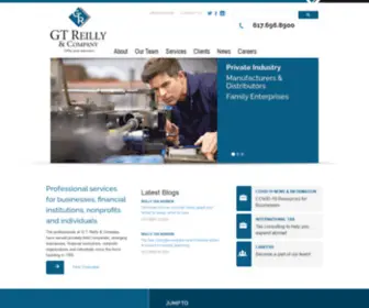 Gtreilly.com(G.T. Reilly & Company) Screenshot