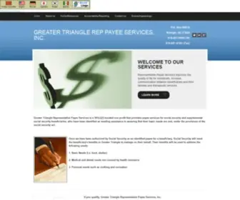 Gtreppayee.org(Greater Triangle Representative Payee Services is a 501(c)(3)) Screenshot