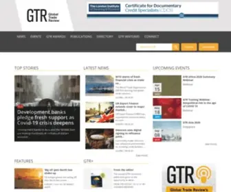 Gtreview.com(Global Trade Review (GTR)) Screenshot