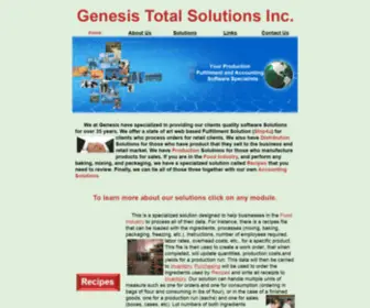 GTS-Genesis.com(Fulfillment Software Solutions) Screenshot