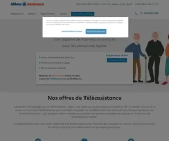 GTS-Teleassistance.com(Le spécialiste de la Téléassistance pour les personnes âgées) Screenshot