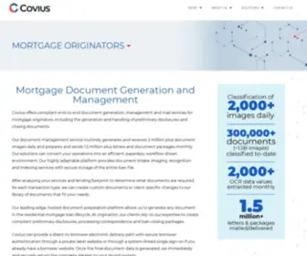 GTS.com(Mortgage Document Generation and Management) Screenshot