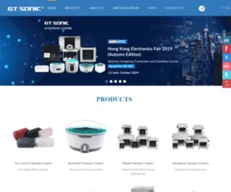 Gtsonic.net(Small household ultrasonic cleaning machine manufacturer) Screenshot