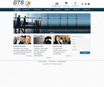 GTssolutions.net(GTS Solutions Pvt) Screenshot