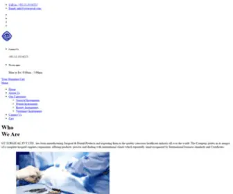 Gtsurgical.com(GT surgical (PVT) ltd) Screenshot